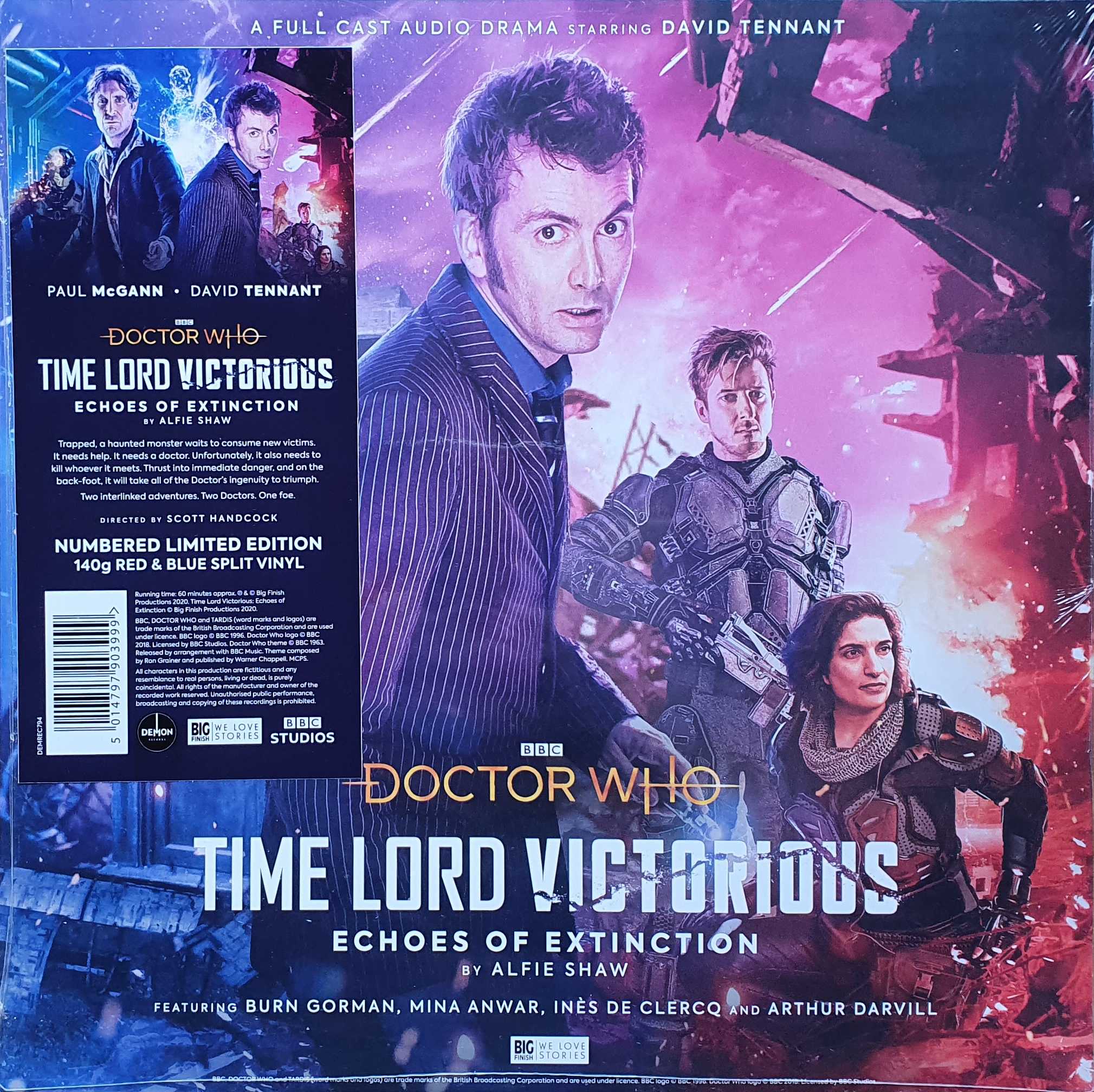 Picture of DEMREC 794 Time Lord victorious - Echoes of extinction by artist Alfie Shaw from the BBC records and Tapes library